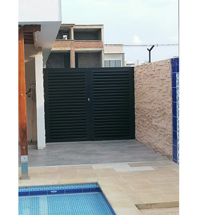 Puerta perfil elíptico