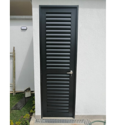 Puertas en aluminio con perfil elíptico