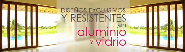 Puertas en Aluminio Arquitectónico y Vidrio