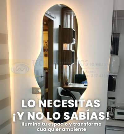 Espejo con luces